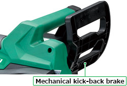 Mechanical kick-back brake