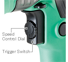 Image of Variable Speed Trigger Switch with Speed Control Dial