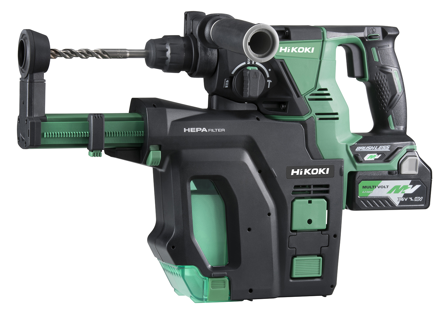 Cordless Rotary Hammer with Dust Extractor System:DH36DPB